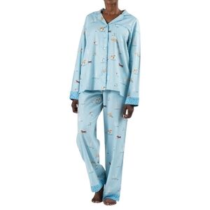 Munki Munki NWT Pajama Set 2025 All Dogs Welcome Blue